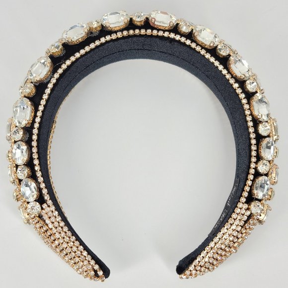 NWT Glam Bling Rhinestone Padded Headband NEWW main image 4